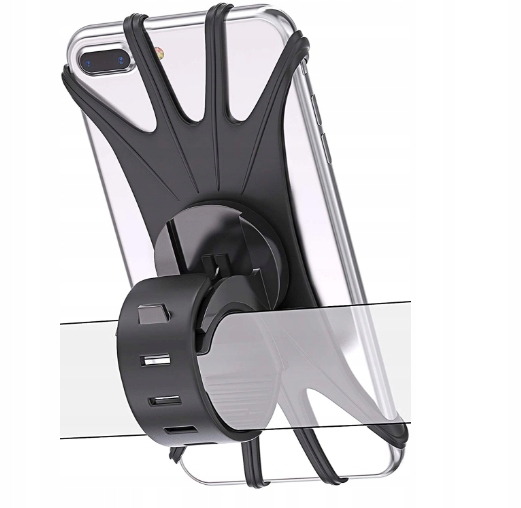 Silikónový držiak na bicykel pre smartphone, mix farieb
