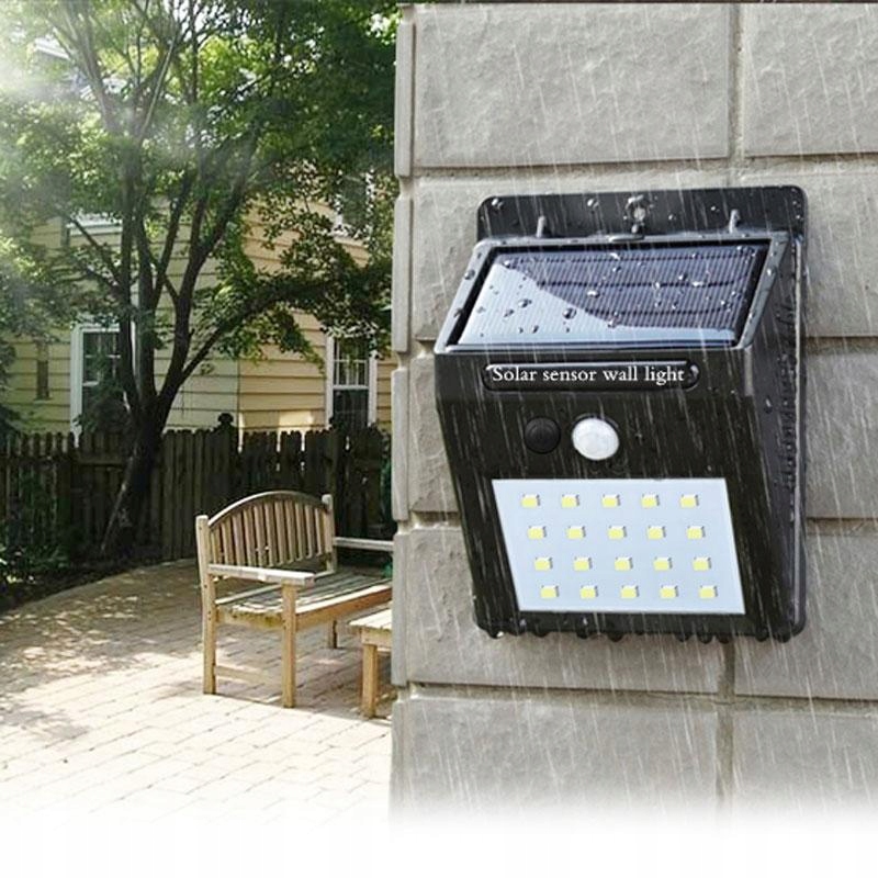 Solárna LED lampa so senzorom pohybu 830