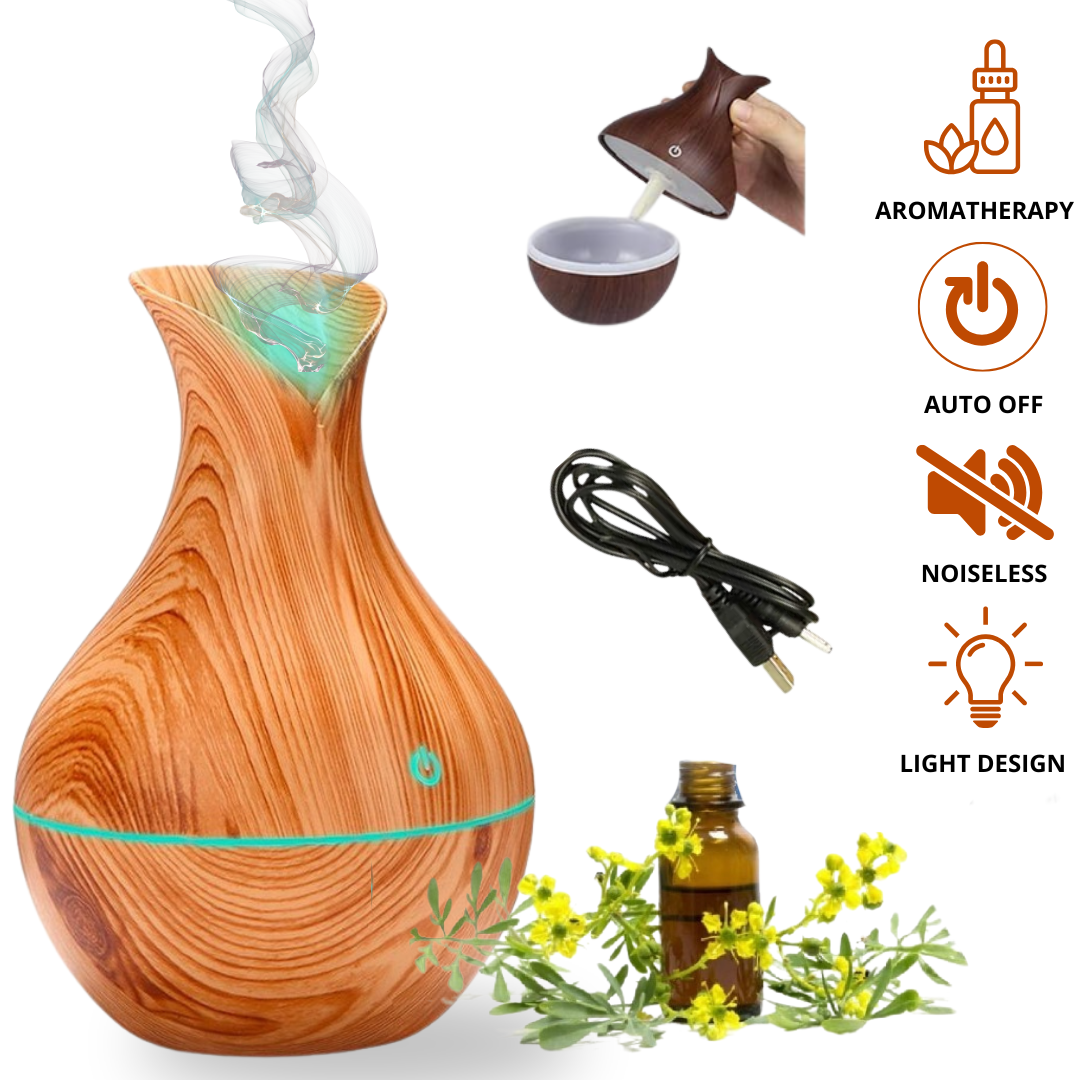USB aroma difuzér a zvlhčovač vzduchu