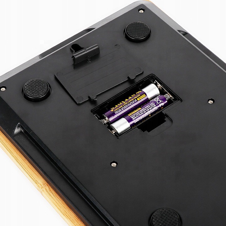 Elektronická LCD kuchynská váha z bambusu do 5 kg