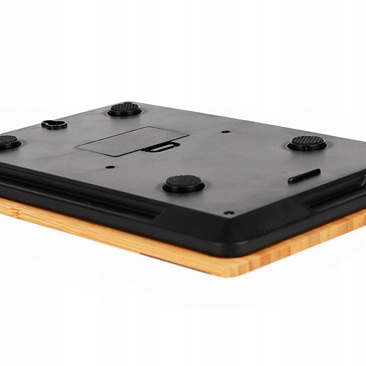 Elektronická LCD kuchynská váha z bambusu do 5 kg