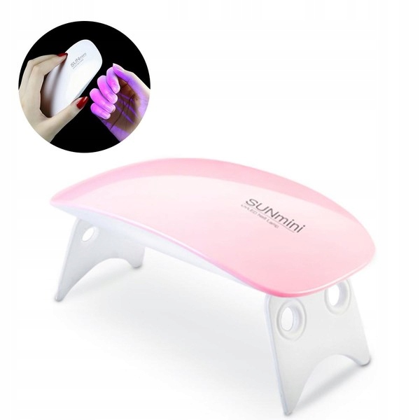 UV LED mini lampa na nechty pre hybridné gély