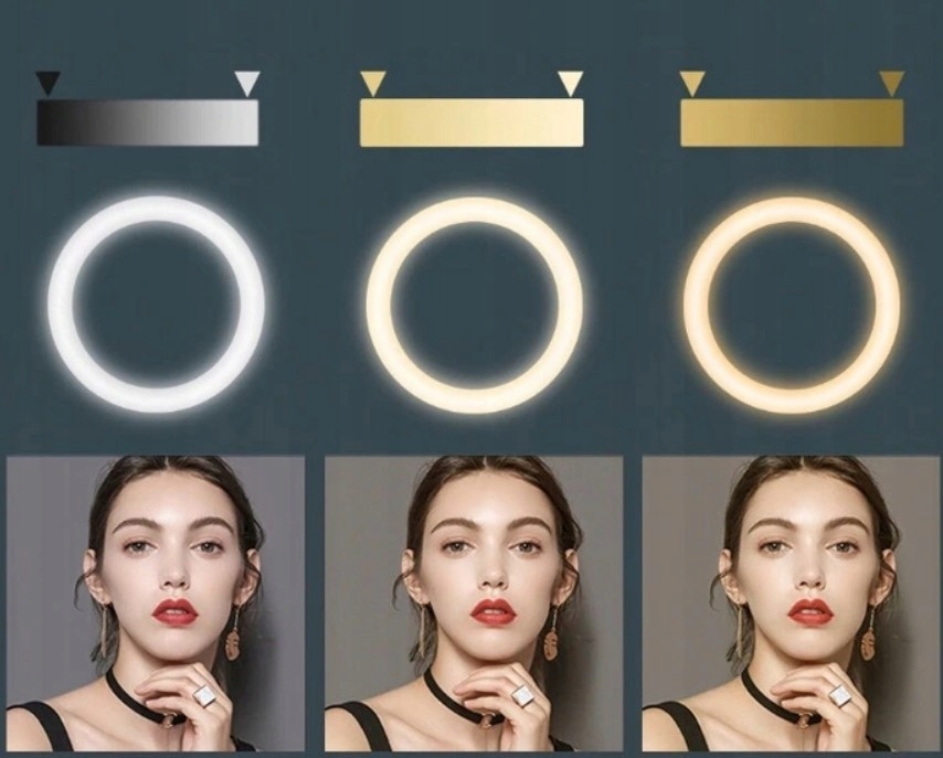 LED kruhová lampa na selfie a make-up so statívom 220 cm