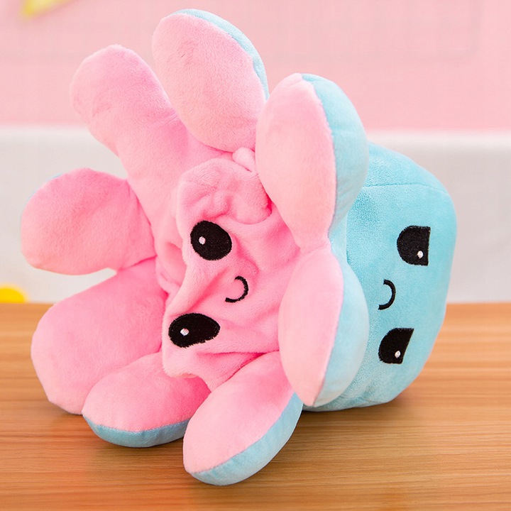 Dvojstranná plyšová chobotnica - plyšový maskot