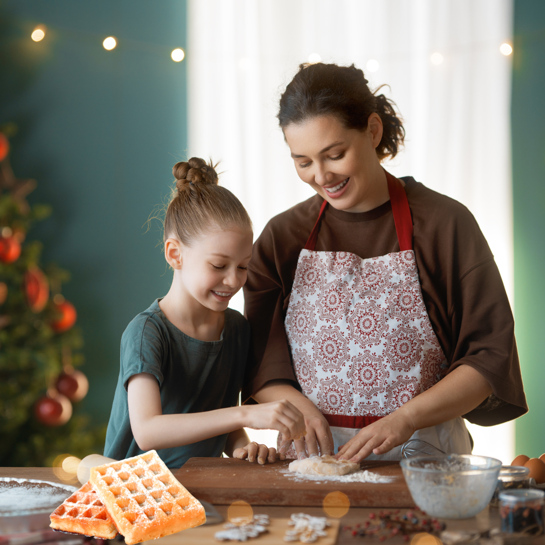 Viacúčelová silikónová forma na wafle a snacky – plech na pečenie s 4 sekciami