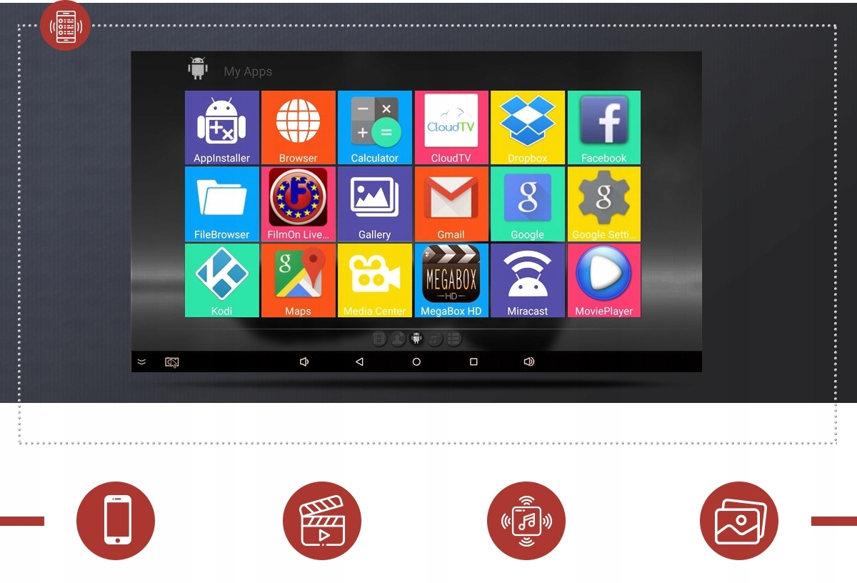 TV BOX MXQ PRO 2GB / 16GB - SMART TV 4K UHD ANDROID