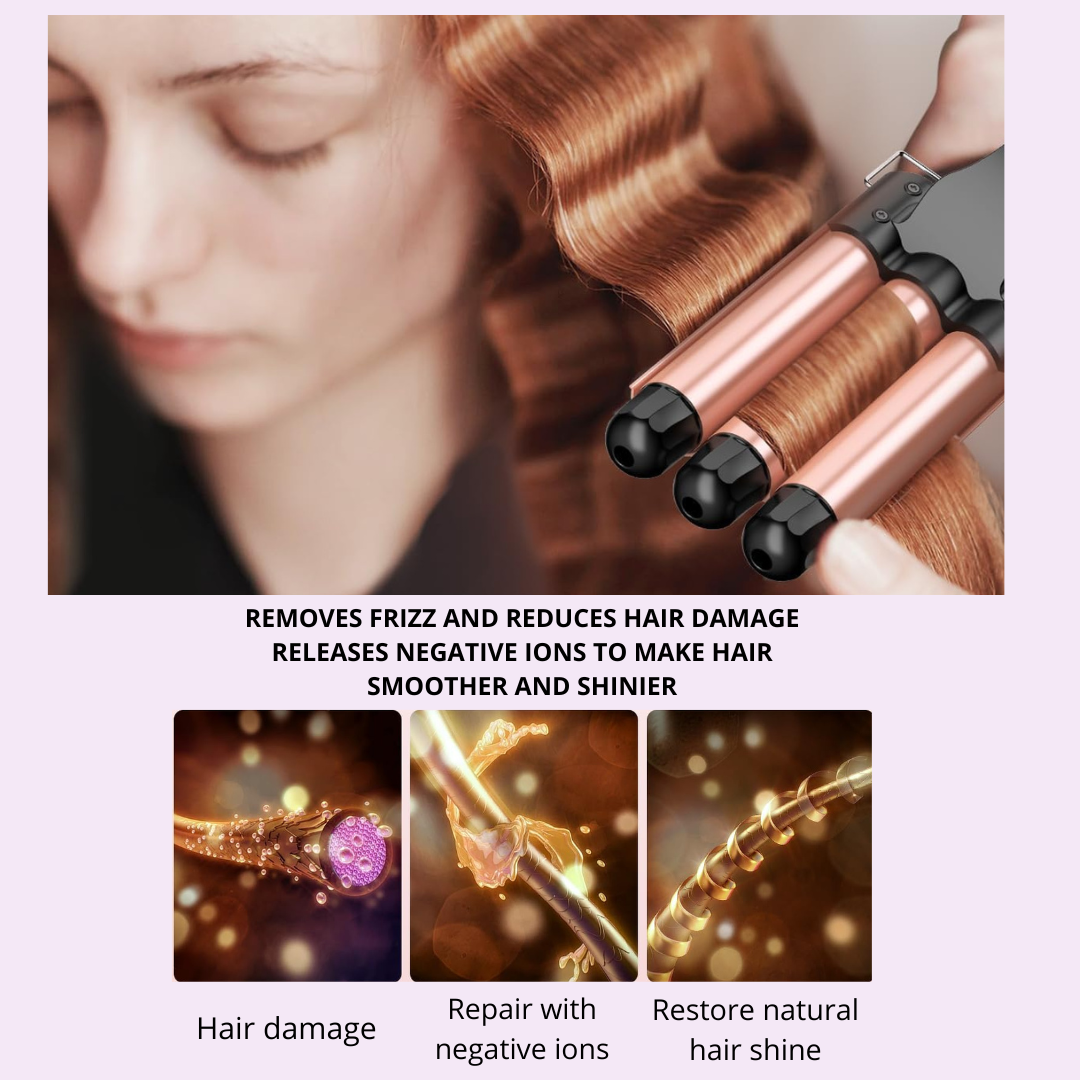 8-v-1 Viacúčelový Kulmofén a Vlnový Set