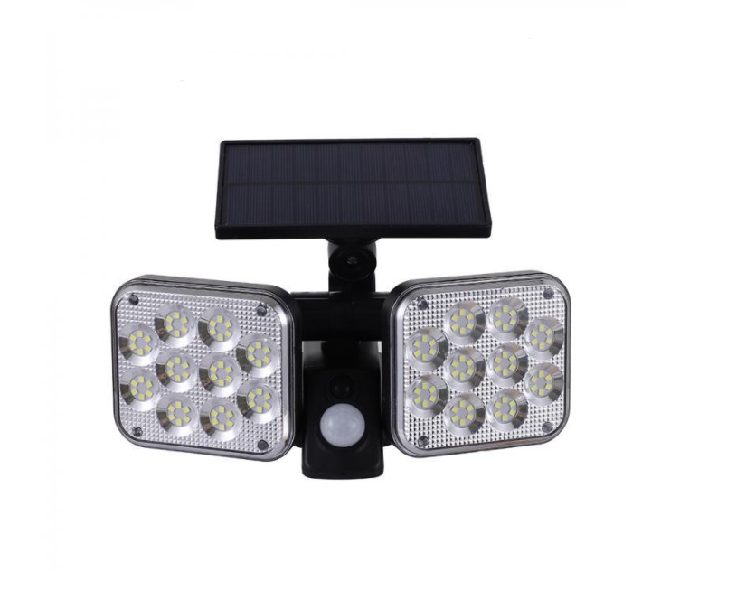 Solárna lampa 120 LED s pohybovým senzorom za súmraku JD-2108
