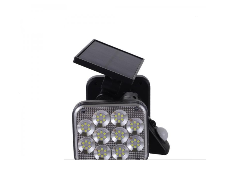 Solárna lampa 120 LED s pohybovým senzorom za súmraku JD-2108
