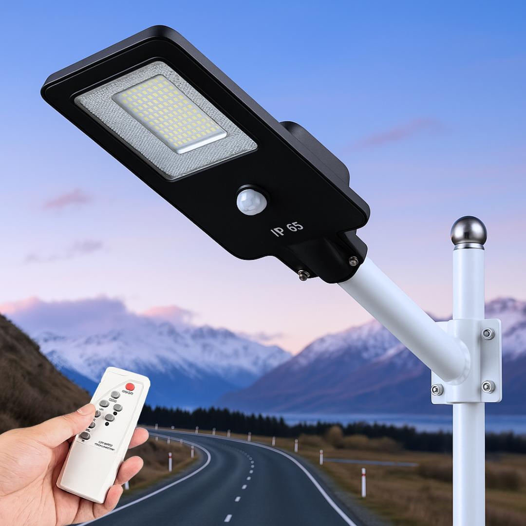 LED solárna pouličná lampa 200W s diaľkovým ovládaním