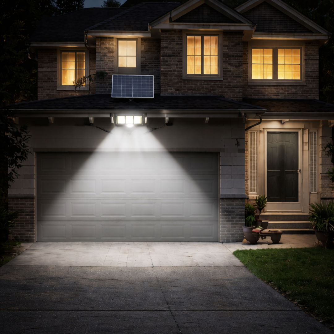 Solárna lampa s diaľkovým ovládaním a 120 LED diódami