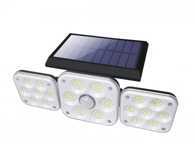 Solárna lampa s 138 LED diódami a pohybovým senzorom
