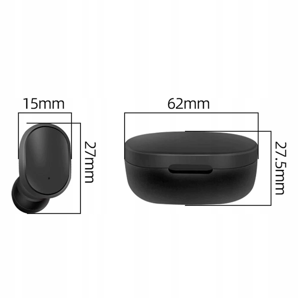 TWS A6S MiPods 5.0 bezdrôtové slúchadlá s dotykovým ovládaním