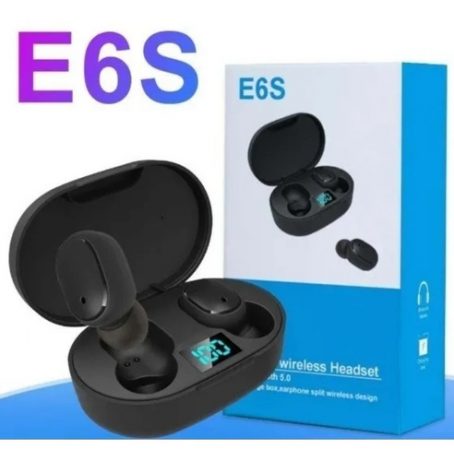 E6S TWS Bluetooth bezdrôtové slúchadlá s displejom