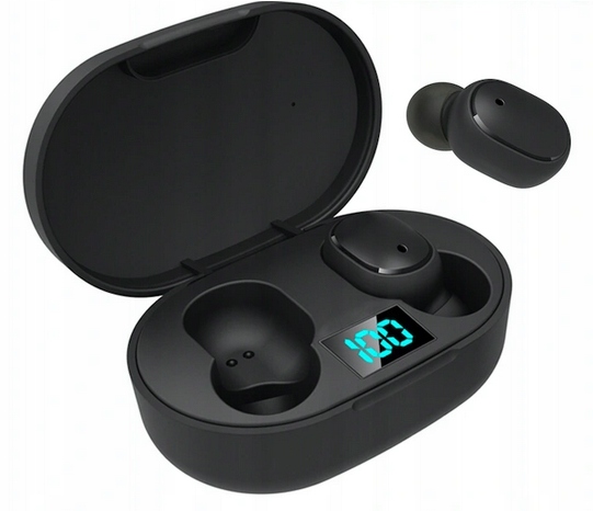 E6S TWS Bluetooth bezdrôtové slúchadlá s displejom