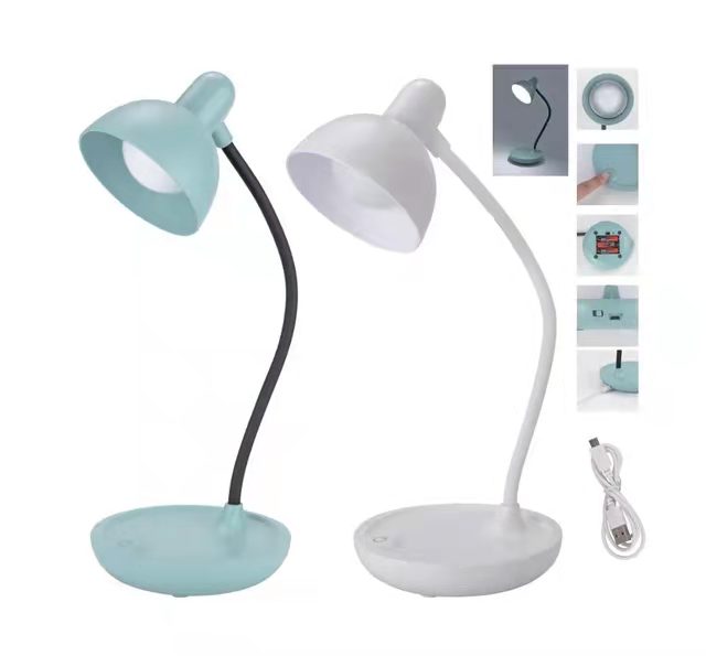 LED nočná stolná lampa s dotykovým USB ovládaním