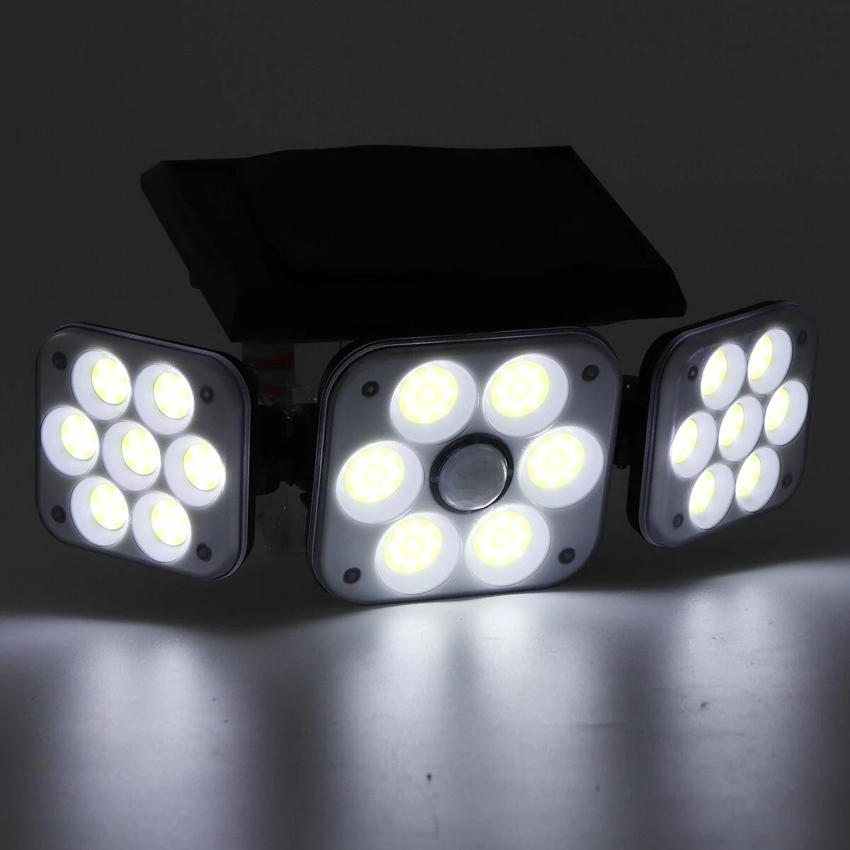 Solárna lampa 138 LED COB s pohybovým senzorom