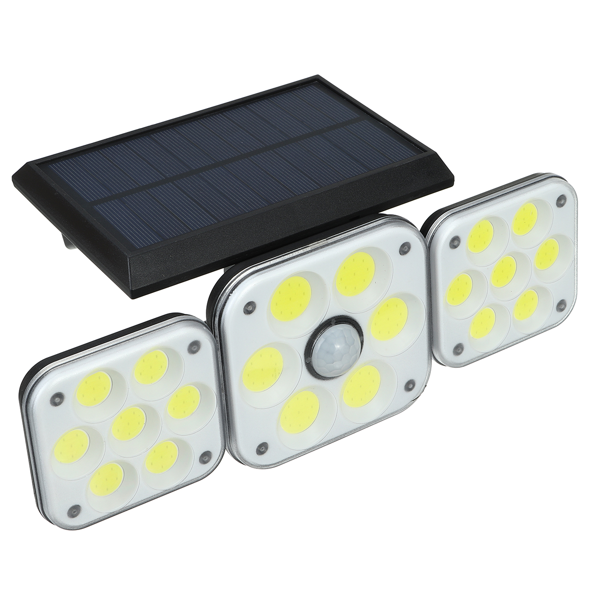 Solárna lampa 138 LED COB s pohybovým senzorom