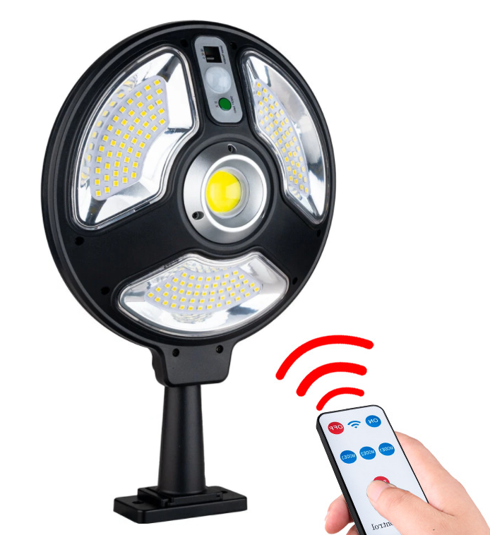 LED solárna lampa s diaľkovým ovládaním