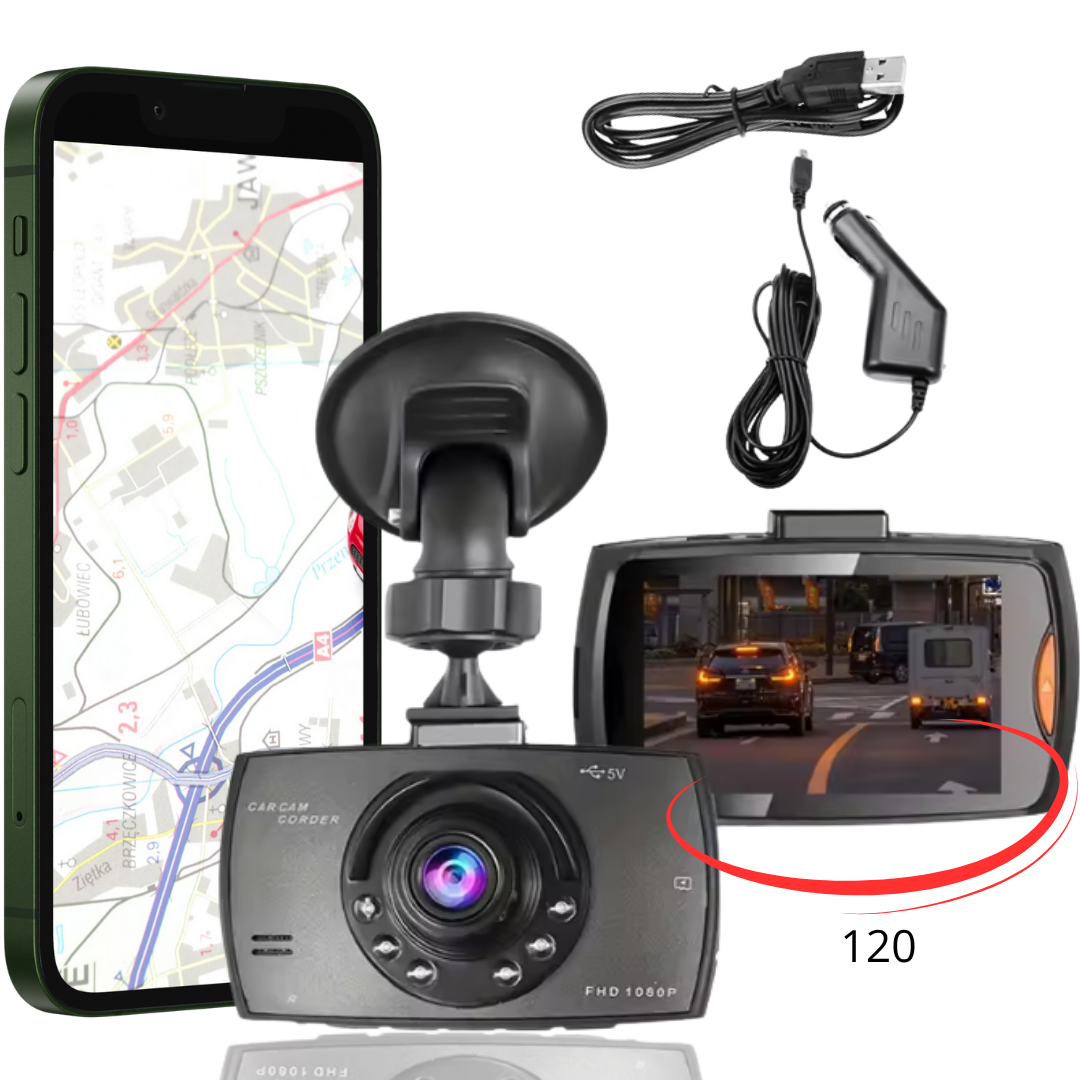 Autokamera s 120° uhlom a IR funkciou FHD
