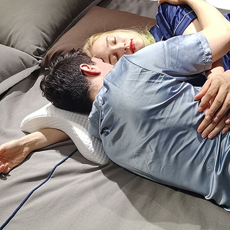 Ergonomický pamäťový vankúš s kontúrou