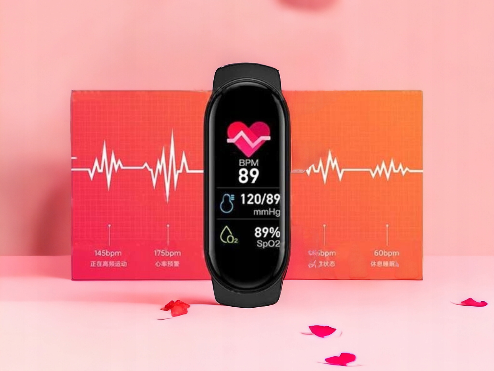 Pokročilý vodotesný fitness náramok