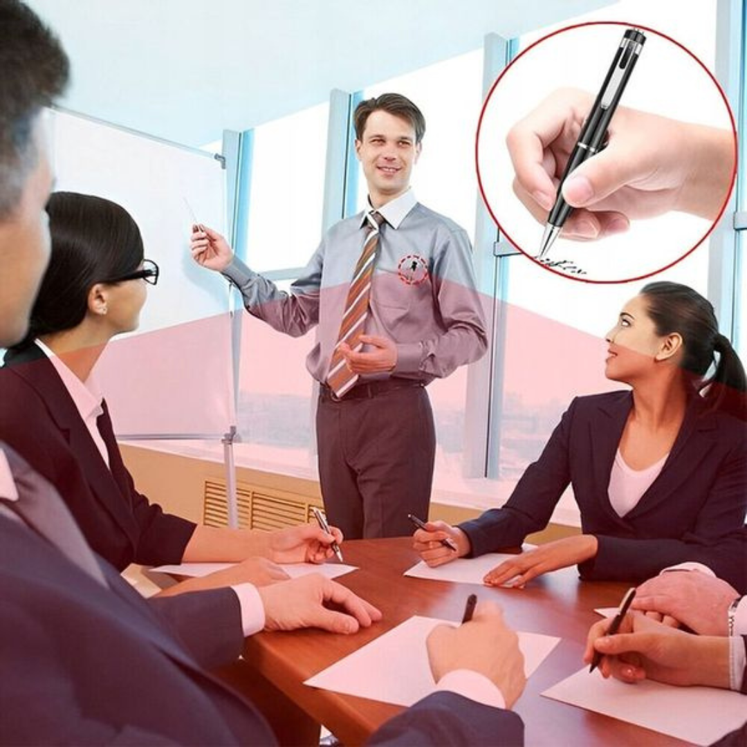 Špionážne pero s ukrytou mini kamerou a diktafónom