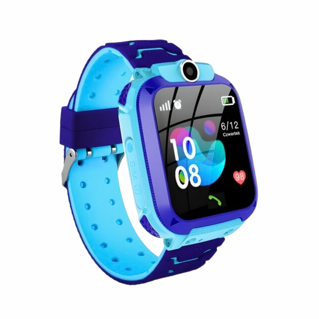 Detské smart hodinky Q19 s GPS lokalizátorom - 3 farby - Námornícka modrá