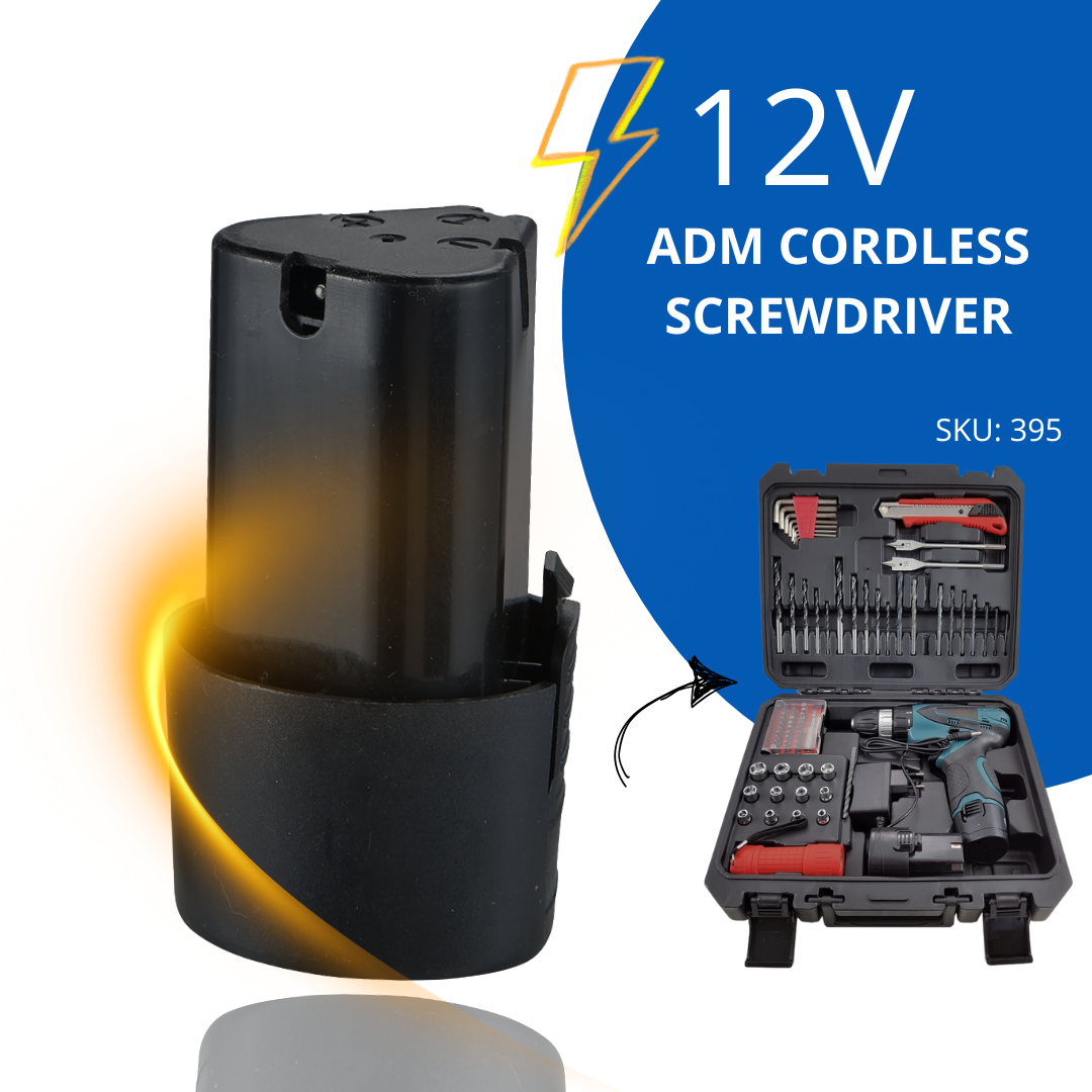 12V nabíjateľná batéria pre bezdrôtový skrutkovač ADM