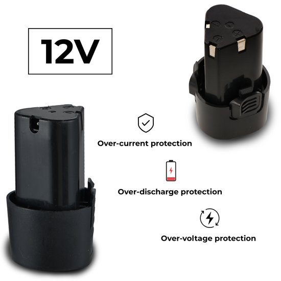 12V nabíjateľná batéria pre bezdrôtový skrutkovač ADM