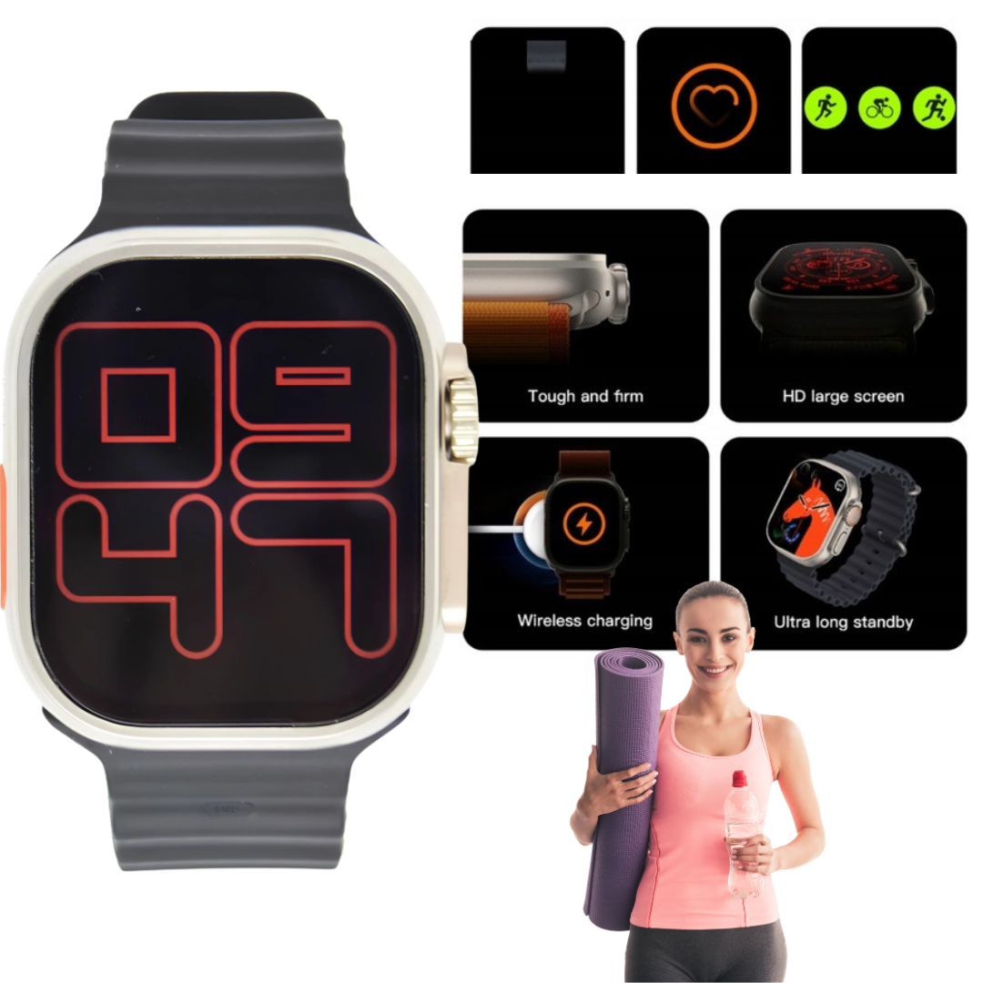S9 Ultra Smart Hodinky Unisex Bluetooth - 49MM