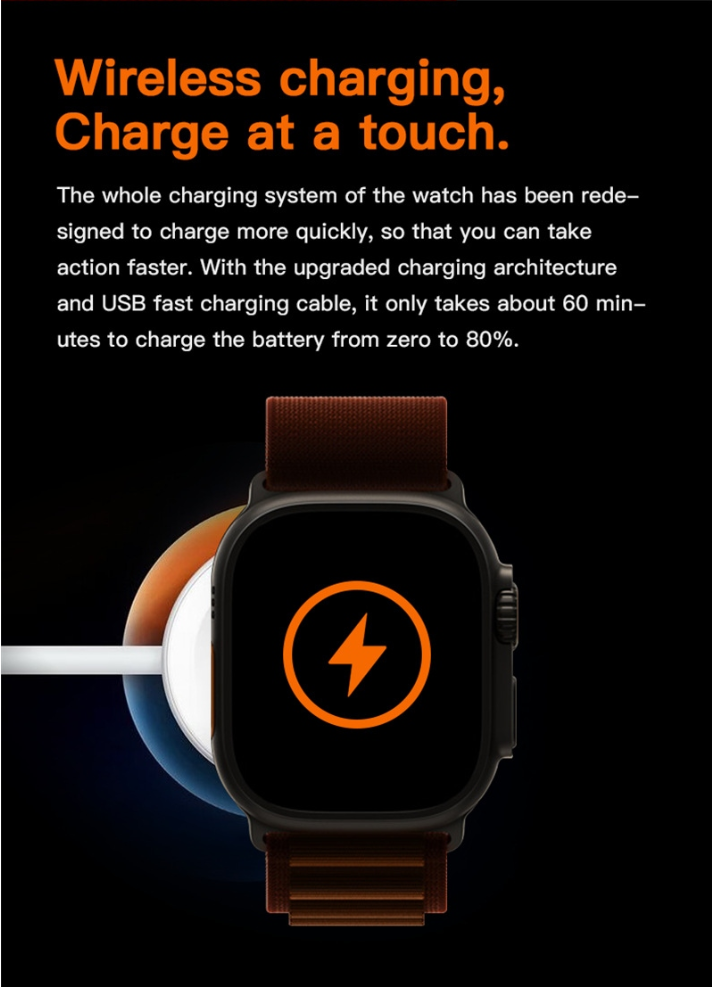 S9 Ultra Smart Hodinky Unisex Bluetooth - 49MM