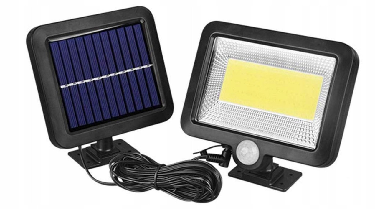Solárna lampa s 100 LED diódami a pohybovým senzorom SL-F100