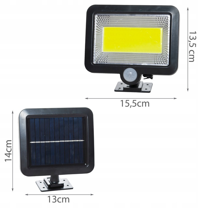Solárna lampa s 100 LED diódami a pohybovým senzorom SL-F100