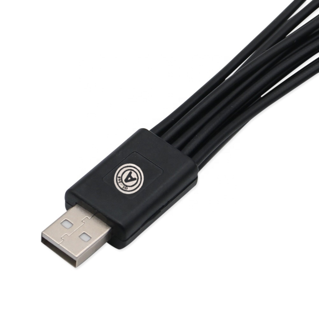 10 v 1 USB nabíjací kábel s viacerými konektormi