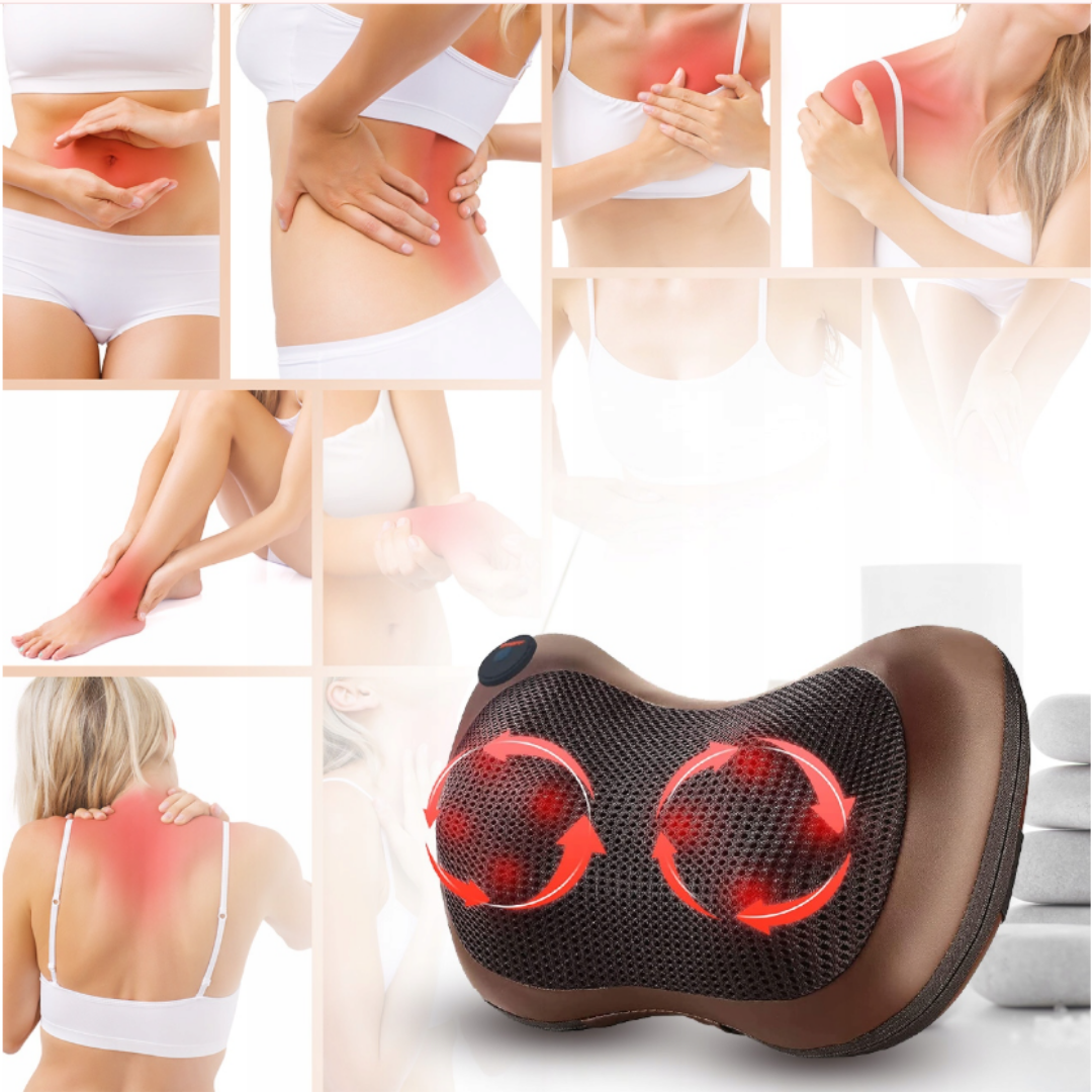 Shiatsu vyhrievací masážny vankúš