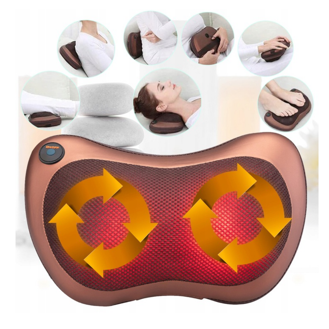 Shiatsu vyhrievací masážny vankúš
