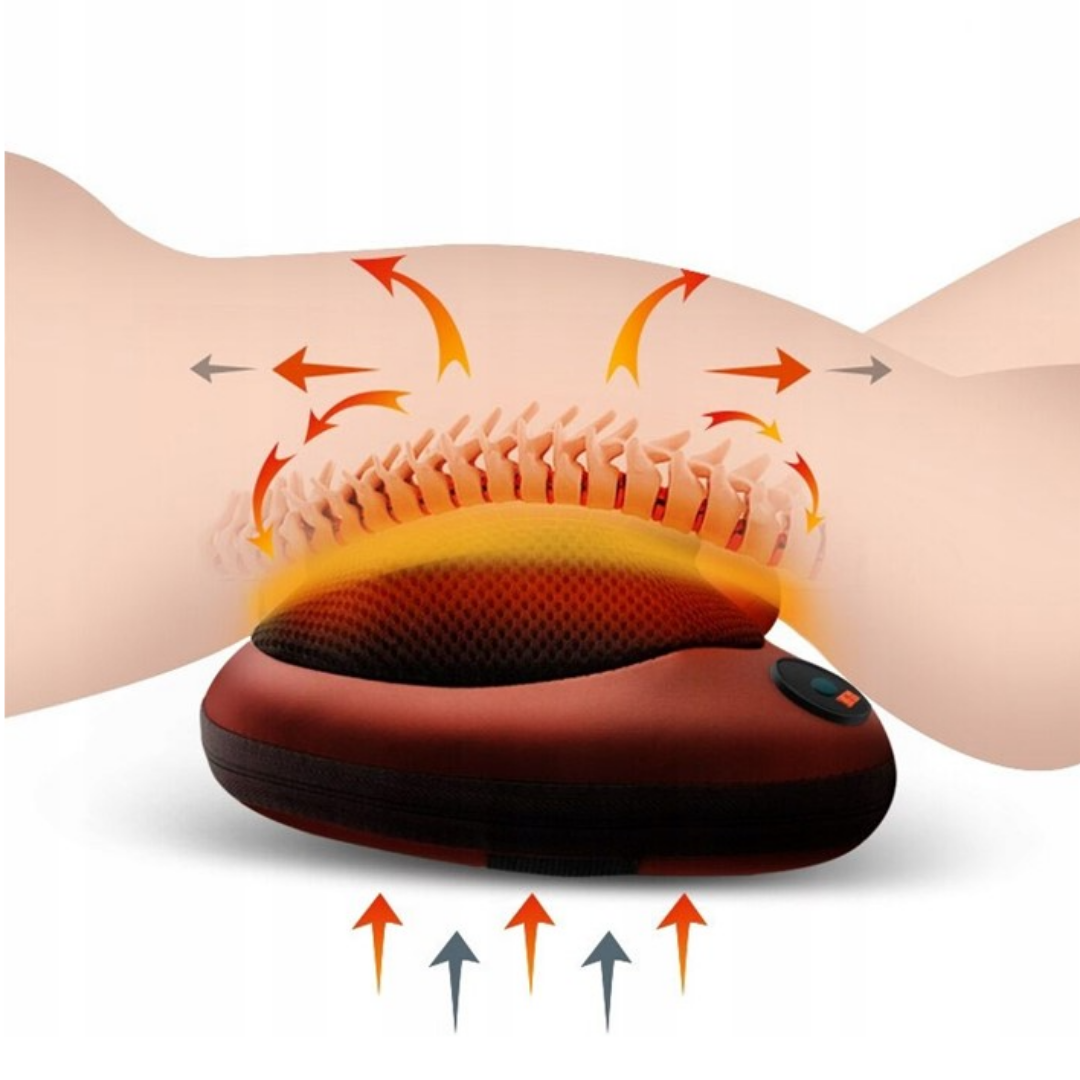 Shiatsu vyhrievací masážny vankúš