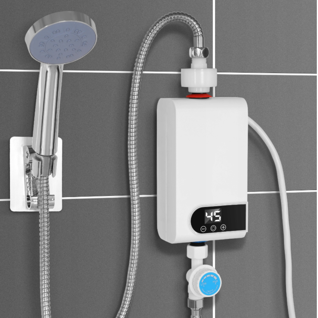 Okamžitý beznádržkový elektrický ohrievač vody – 3500W | Digitálny displej