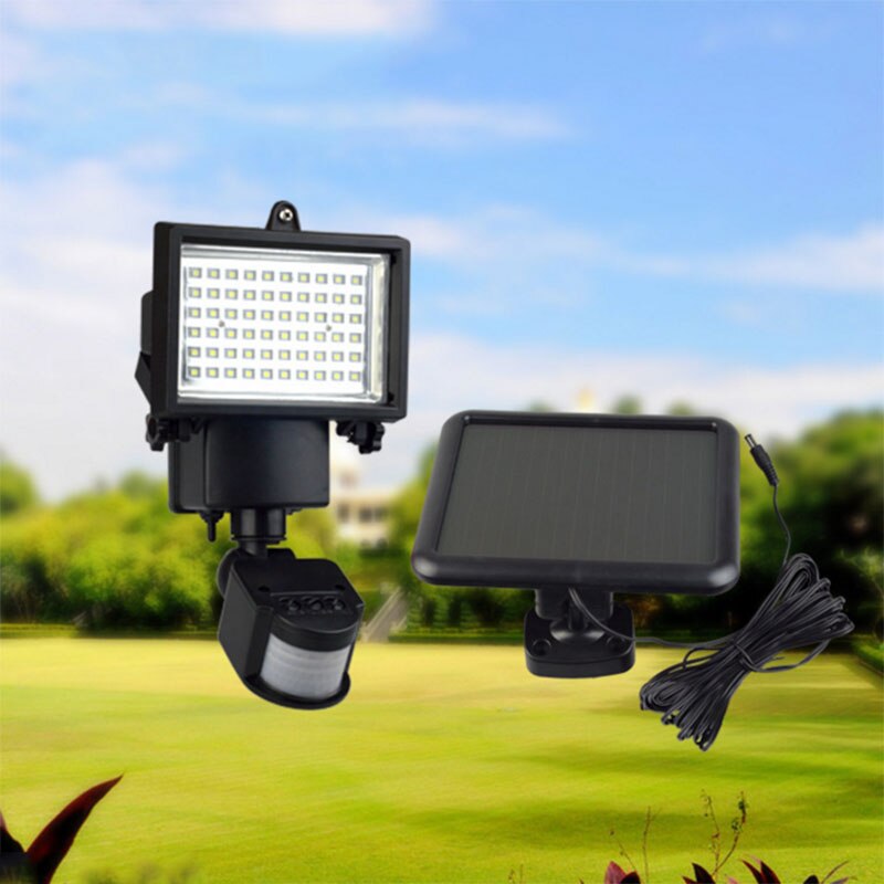 Solárna lampa s pohybovým a súmrakovým senzorom 15W