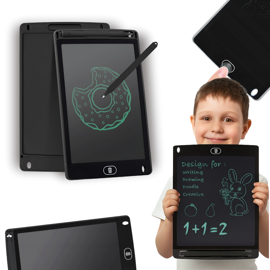 Grafický tablet na kreslenie 8,5 palcový elektronický zápisník - čierny