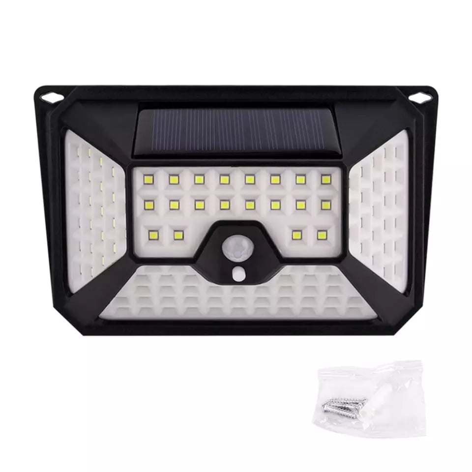 Vodotesná solárna LED nástenná lampa