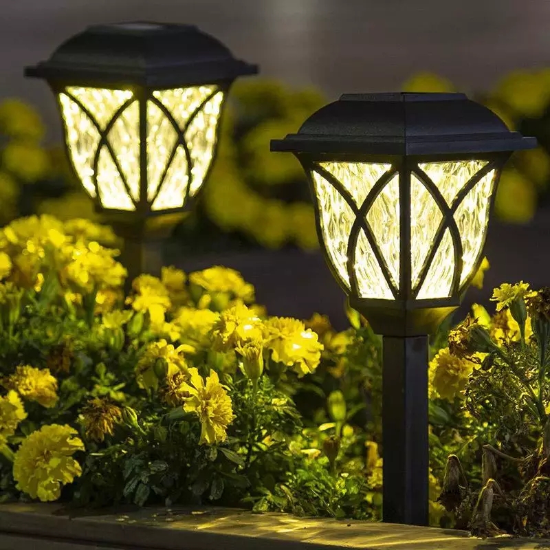 Solárna záhradná lampa 44 cm