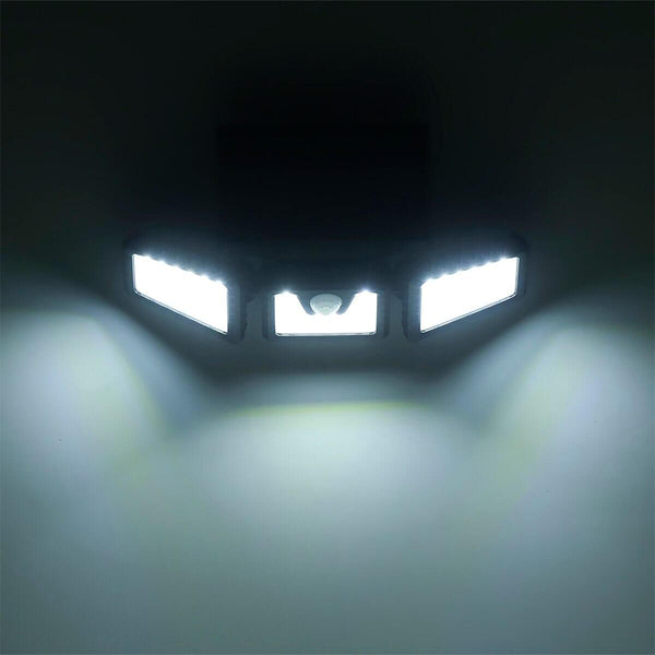 Solárna halogénová lampa 100 LED so súmrakovým a pohybovým senzorom