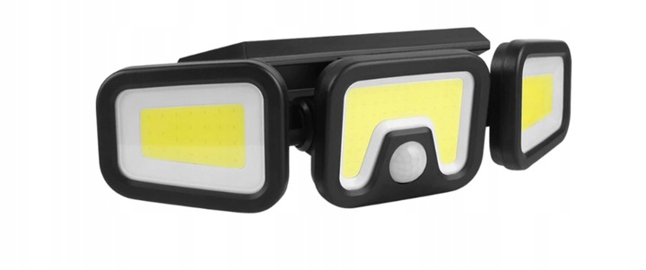 Solárna halogénová lampa 100 LED so súmrakovým a pohybovým senzorom