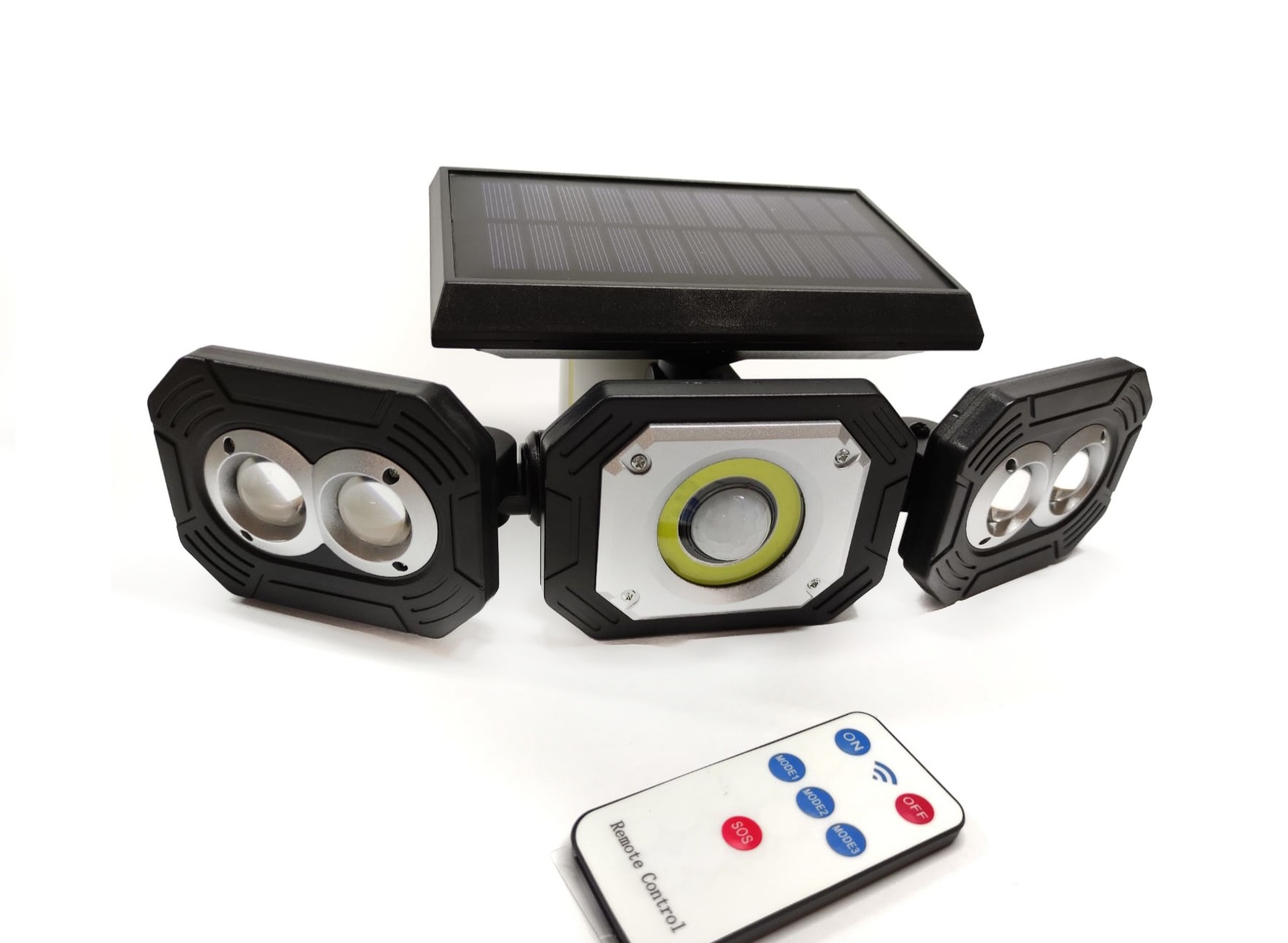 Solárna lampa COB-32 LED 4.8W s pohybovým a súmrakovým senzorom IP65