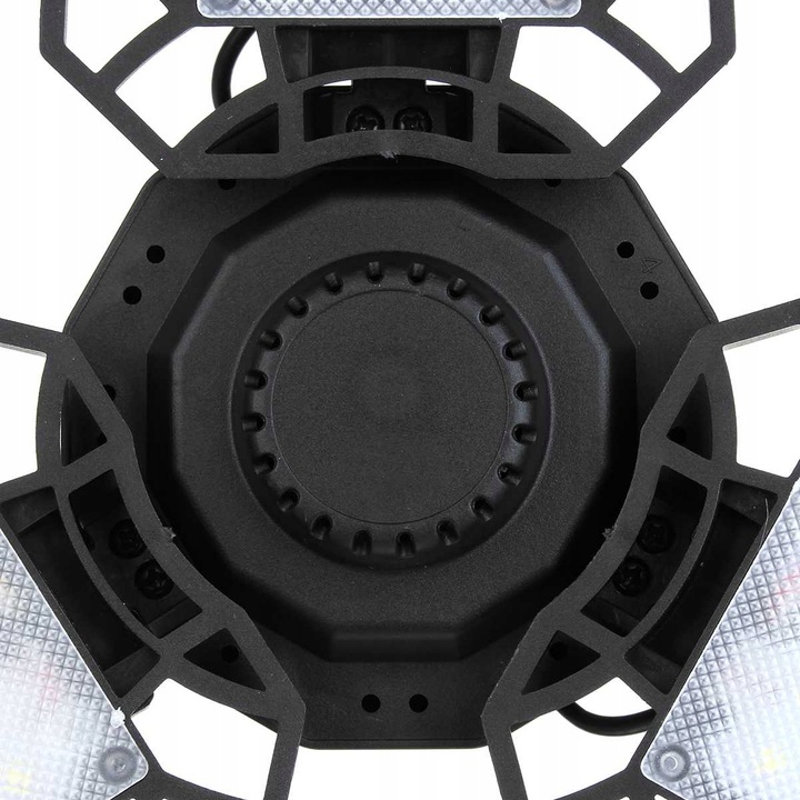 Solárna LED závesná lampa s panelom pre garáž, dielňu a vonkajšie použitie