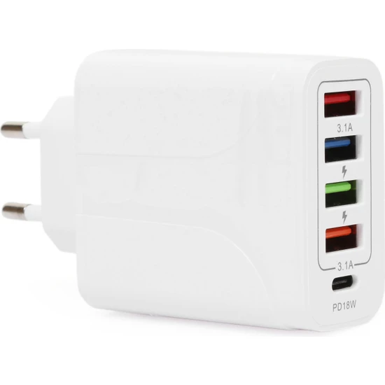 Nabíjačka s 5 USB-C portami