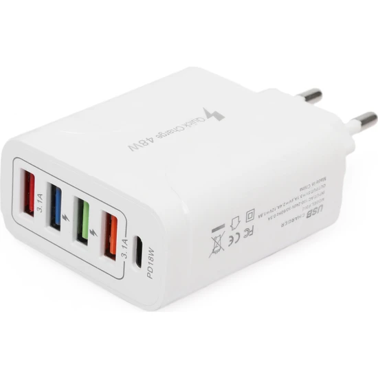 Nabíjačka s 5 USB-C portami