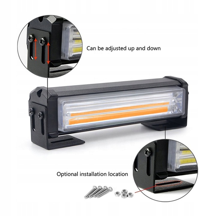 COB LED stroboskopická lampa